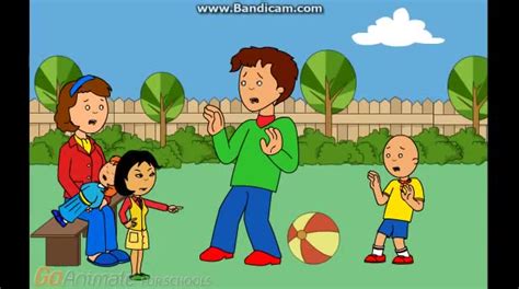 sarah caillou|sarah eat caillou dad.